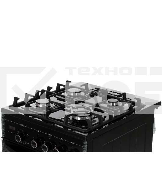 Плита газовая Gefest ПГ 5500-03 0044 черный, конфорок 4 шт, духовка 52 л, 50 см x 85 см x 58.5 см