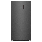 Холодильник Korting KNFS 94099 XN черная нержавеющая сталь двухкамерный 431/252л морозилка сбоку, No Frost, Side by Side, фото 1