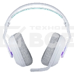 Гарнитура Logitech G522 Lightspeed белый, беспроводная + проводная, Bluetooth 5.3/USB, радиус 30 м, подсветка, съёмный микрофон, фото 1