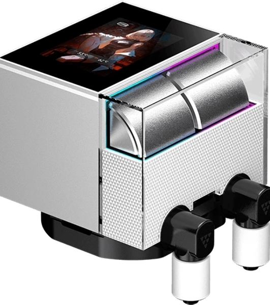 Система водяного охлаждения PcCooler DS360 Display ARGB Soc-AM5/AM4/1200/1700/1851 белый 4-pin 39.8dB Al LCD 310W Ret (DS360-WHAWXY-GL)