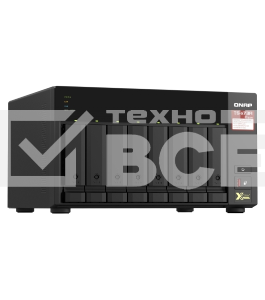 Сетевое хранилище без дисков SMB QNAP TS-873A-8G NAS, 8 trays 3,5