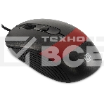 Мышь проводная Oklick 310M черный/красный, 2400 dpi, USB, кнопки - 4, фото3