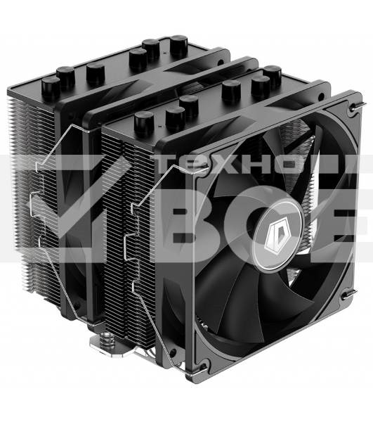 Кулер ID-COOLING SE-206-XT Черный  120мм алюминий+медь 1800rpm 35db 4-pin 250W 156мм