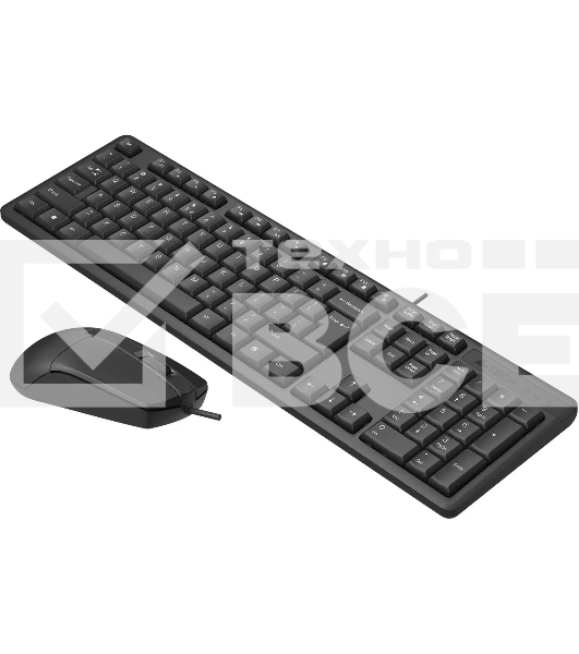 Клавиатура + мышь A4Tech KR-3330S клав:черный мышь:черный USB