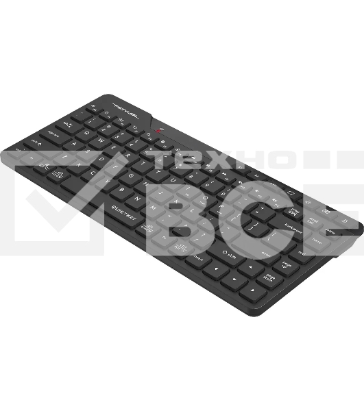 Клавиатура A4Tech Fstyler FBK26C AS беспроводная, USB, Bluetooth/Радиоканал, черный