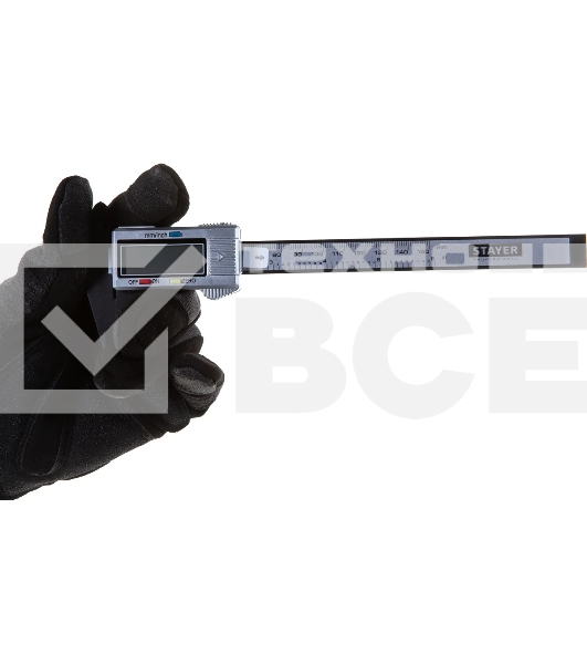 Штангенциркуль STAYER 34411-150 MASTER электронный, шаг измерения 0,1, 150мм
