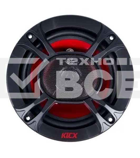 Колонки автомобильные Kicx SP 165, 130Вт, 90дБ, 4Ом, 16.5см, (6 1/2дюйм) (ком.:2кол.)