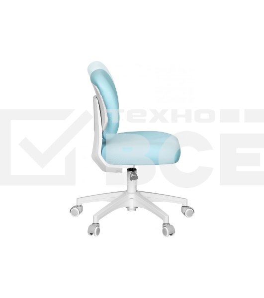 Кресло детское Cactus CS-CHR-3594BL голубой, крестов. пластик белый