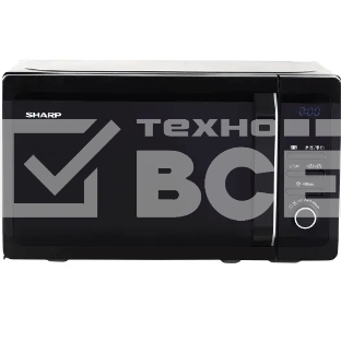 Микроволновая печь Sharp R2852RK / 20 л, 800 Вт, эмаль, черный