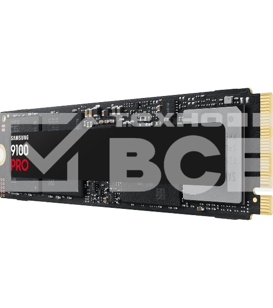 Твердотельный диск 2TB Samsung 9100 PRO, M.2, PCI-E 5.0 x4, TLC 3D NAND [R/W - 14800/13400 MB/s]