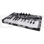 Клавиатура MIDI [231502] Arturia [MiniLAB 3 Black Edition] 25 клавиш, 8 энкодеров, 8 RGB пэдов, 8 фейдеров, дисплей, сенсорные регуляторы Pitch/Modulation, MIDI-выход, 1/4