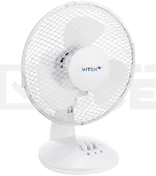 Вентилятор настольный Vitek VTF-0910 22Вт скоростей:3 белый