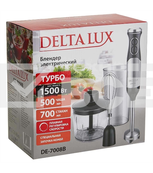 Блендер погружной DELTA LUX DE-7008B