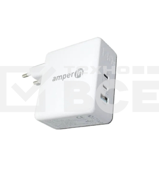 Блок питания (сетевой адаптер) Amperin GaN charger (YDS-TC140-012A) 140W, белый
