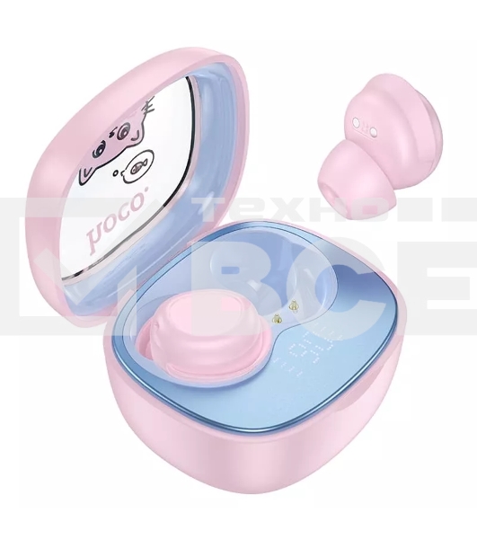 Беспроводные наушники HOCO (6942007645966) EW111 Friendly, Pink