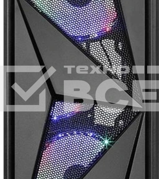 Компьютерный корпус Aerocool/Formula Glider Cosmo V1 без БП, ATX, боковое окно (закаленное стекло), черный