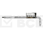 Вороток Г-образный Denzel 300x75 мм, квадрат 1/2