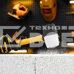 Киянка резиновая Denzel 680 г, черно-белая, фибергласовая рукоятка c TPR покрытием, фото7