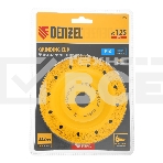 Чашка твердосплавная зачистная Denzel 125 мм, плоская, среднее зерно #16, фото8