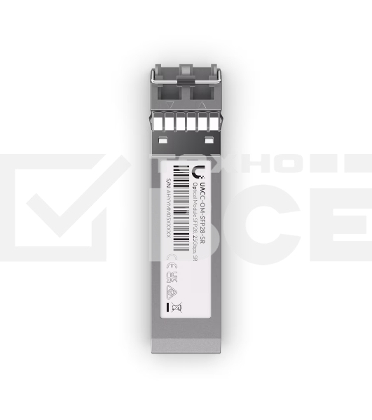 Трансивер Ubiquiti UACC-OM-SFP28-SR SFP28 transceiver that supports 25G connections up to 100 m using multi-mode fiber with a duplex LC UPC connector