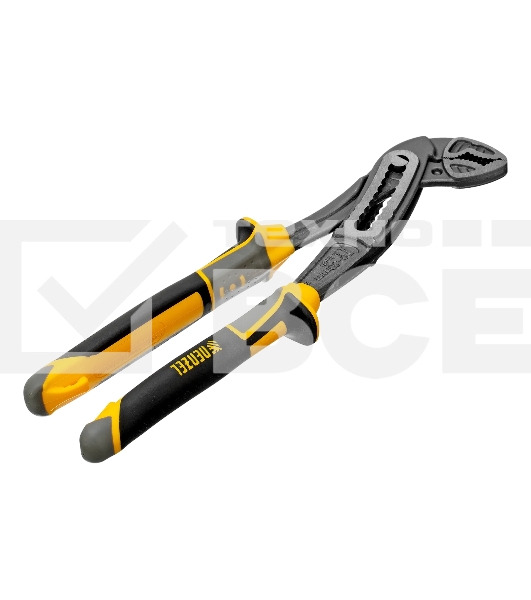 Клещи переставные Denzel трехкомпонентные рукоятки 240 мм