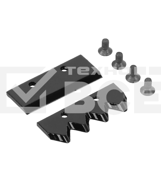 Нож шнека для грунта Denzel ER-200, диаметр 200 мм, комплект 2 шт