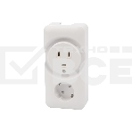 Розетка РШ/Евро Rexant двойная для электрической плиты 32 А/16 A, 250 В, 2Р+РЕ (ОУ) белая, фото3