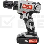 Дрель-шуруповерт аккумуляторная Ресанта ДА-20-2ЛК 75/14/11, Аккумуляторная, 20В, 2 АКБ, Кейс, фото15