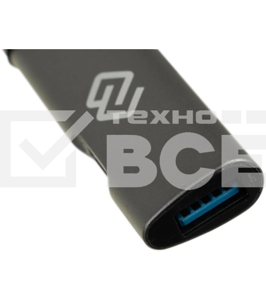 Кард-ридер Digma CR-СU2522-G/серый/SD/TF/micro-SD/micro-SDXC/miсro-SDHC/USB 2.0/USB Type-C/алюминий