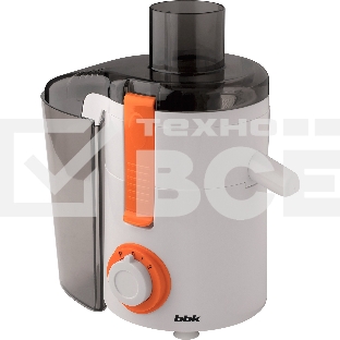 Соковыжималка BBK JC060-H11 белый/оранжевый, центробежная, 550 Вт, 500 мл, механическое