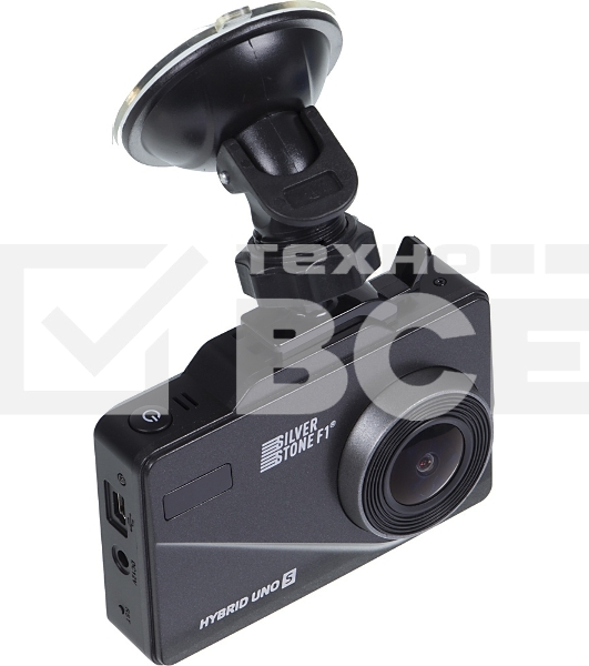 Видеорегистратор Silverstone F1 HYBRID UNO S GPS, 1920x1080, 2.3', GPS, G-сенсор, GPS-информатор