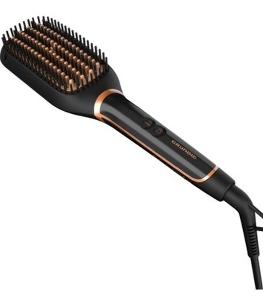 Расческа-выпрямитель для волос Grundig HB 7150 черный, 210 °C, 5 режимов