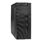 Корпус ExeGate AA-440-AA450, Midi-Tower, чёрный, БП 450 Вт, фото 1