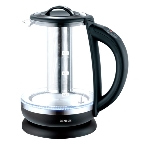 Электрочайник Centek CT-0017 черный, 2 л, 2200 Вт, скрытый нагревательный элемент, поддержание температуры, фото 1