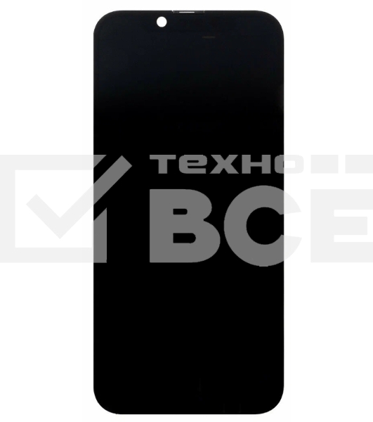 Дисплей Amperin для Apple iPhone 14 в сборе с тачскрином (Soft Oled), черный