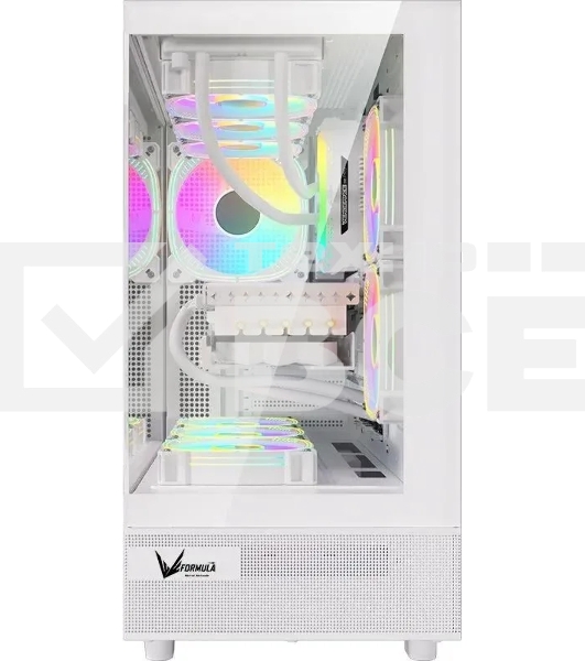 Компьютерный корпус AeroCool / Formula Crystal Z8 COSMIC белый без БП ATX 3x120mm 5x140mm 1xUSB2.0 1xUSB3.0 1xUSB3.1 audio bott PSU