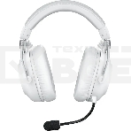 Наушники с микрофоном Logitech G Pro X 2 Lightspeed белый мониторные BT/Radio/3.5mm оголовье (981-001271), фото4
