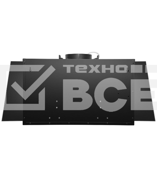 Вытяжка кухонная наклонная Maunfeld Aurora 90 черный матовый, сенсорное управление