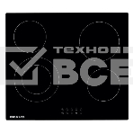 Стеклокерамическая варочная поверхность BRAVO BEH60C42B (60см,тайм,блок.поверх,автооткл,9уров.мощ,dual zone), фото 1