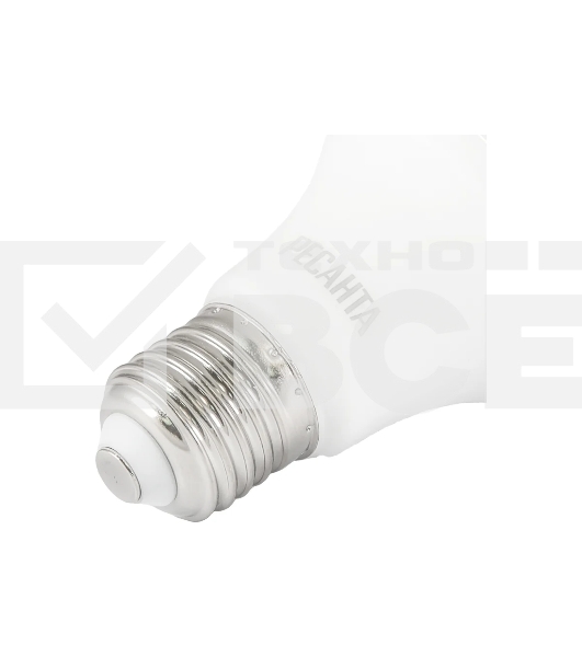 Лампа светодиодная Ресанта LL-R-A60-7W-230-4K-E27 груша, 7 Вт, нейтральный, Е27