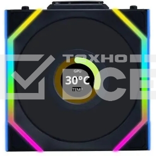 Вентилятор для корпуса Lian Li Uni Fan SL Wireless 120 LCD Reverse ARGB черный, 120 мм, 1900 об/мин, 31 дБ, 4 pin