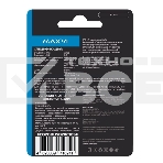 Флеш диск Maxvi SF 32GB USB 2.0 black, монолит с колпачком, soft touch, фото2