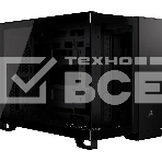 Компьютерный корпус без блока питания Corsair 2500X Airflow, Midi-Tower, TG, no fan, 2xUSB-A 3.2, 1xUSB 3.2 Type-C, mATX, mITX черный, фото 1
