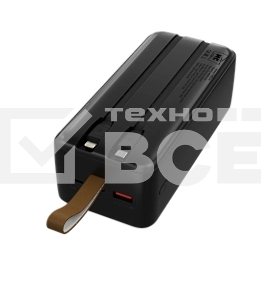 Портативный аккумулятор MORE CHOICE (4620202552839) PB59-40 40000mAh 1USB+1Type-C+1micro USB 3.0A 22.5W PD20WP, черный
