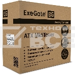 Компьютерный корпус Miditower ExeGate EVO-8243-EVO800 (ATX, БП EVO800RGb с вент. 12 см, 2хUSB+1хUSB 3.0, черный, 3 вент. с RGb подсветкой, боковая панель - закаленное стекло), фото2