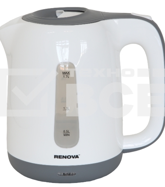Чайник электрический Renova KT17P-01W Пластик