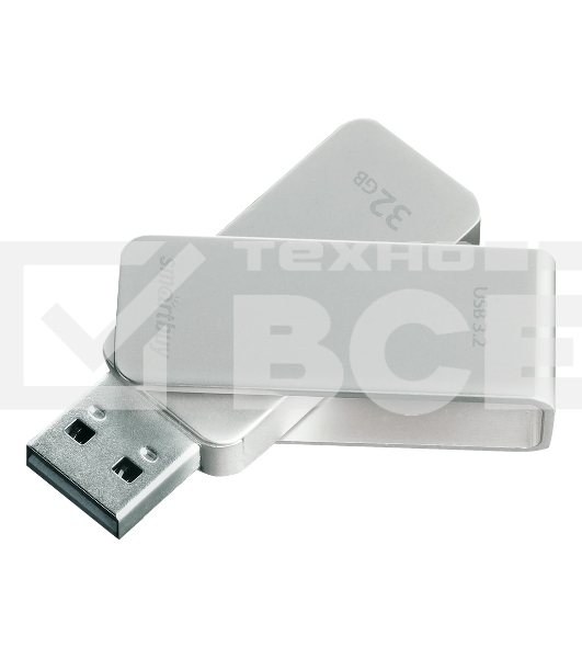 Флешка USB 3.0/3.2 32Gb SmartBuy M1 Metal Grey