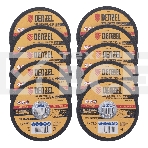 Круг отрезной по металлу Denzel WA60TBF 125х1.0х22.2мм в метал.банке, 10шт. 737610, фото5