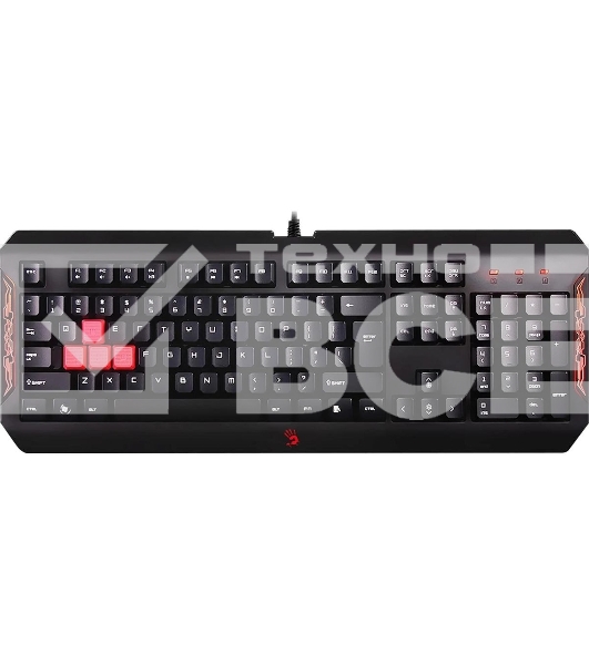 Клавиатура проводная A4Tech Bloody Q100 USB черный