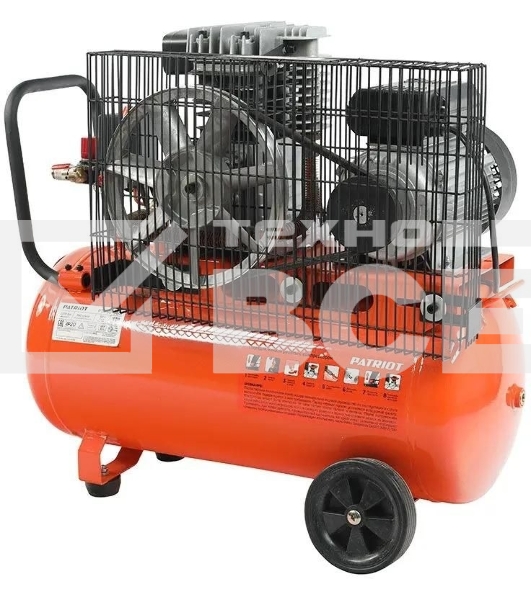 Компрессор Patriot поршневой ременной PTR 50-360I, 360 л/мин, 10 бар, 2200 Вт, 50 л, быстросъемный 1/4